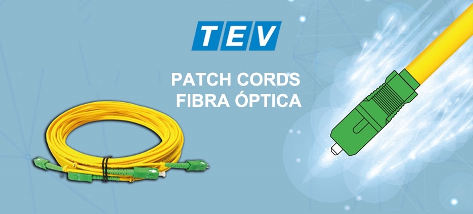 Patch Cords de Fibra Ótica da TEV