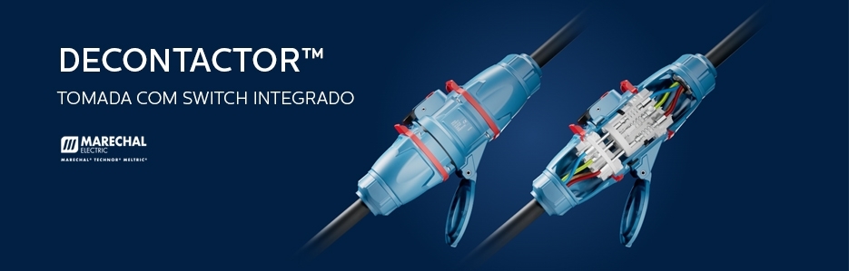 Tomadas DECONTACTOR™ da Marechal Electric